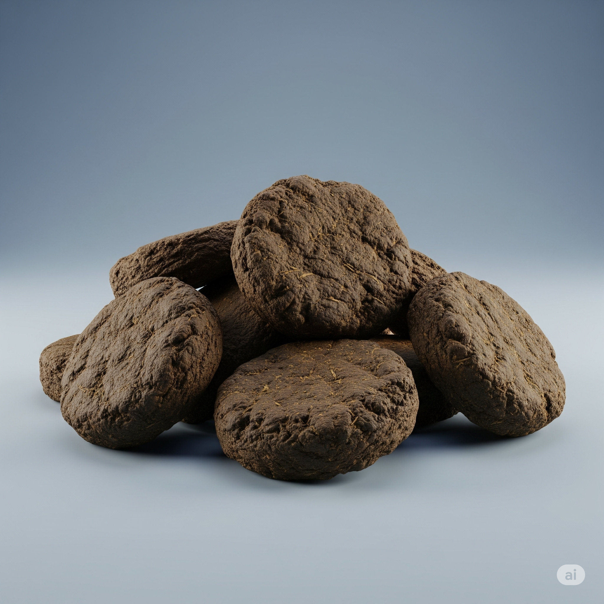 गोबर ग्यास केक